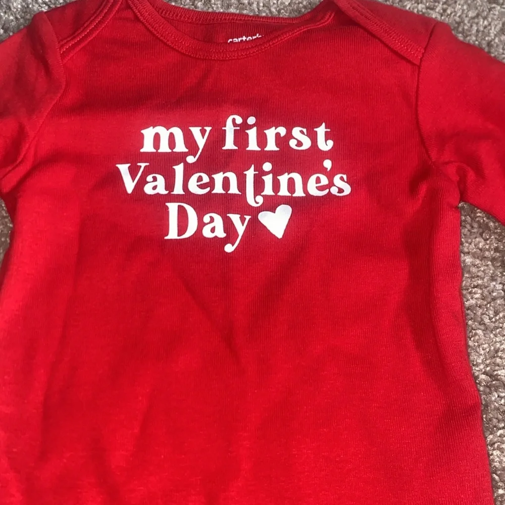 ❤️Carter’s My First Valentine’s Day Top